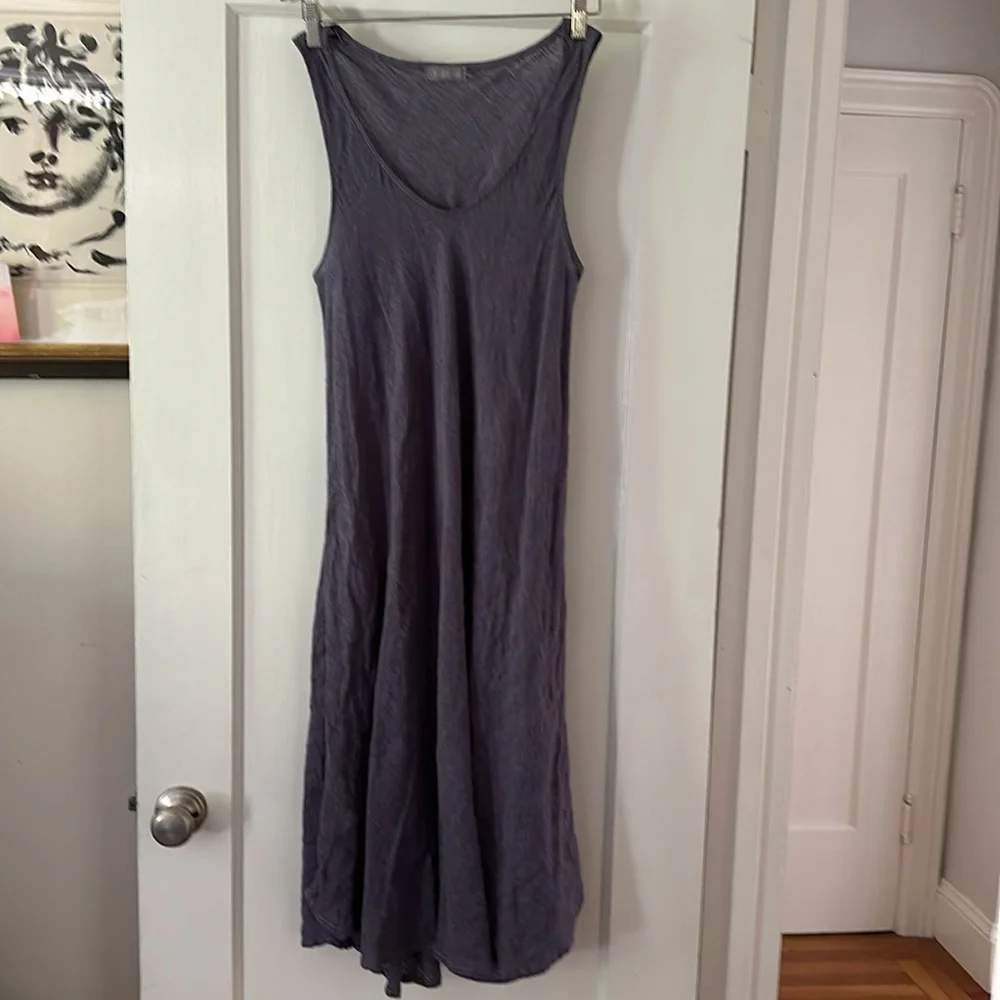 CP Shades linen Bree dress over dye chambray medium like new - Picture 5 of 8